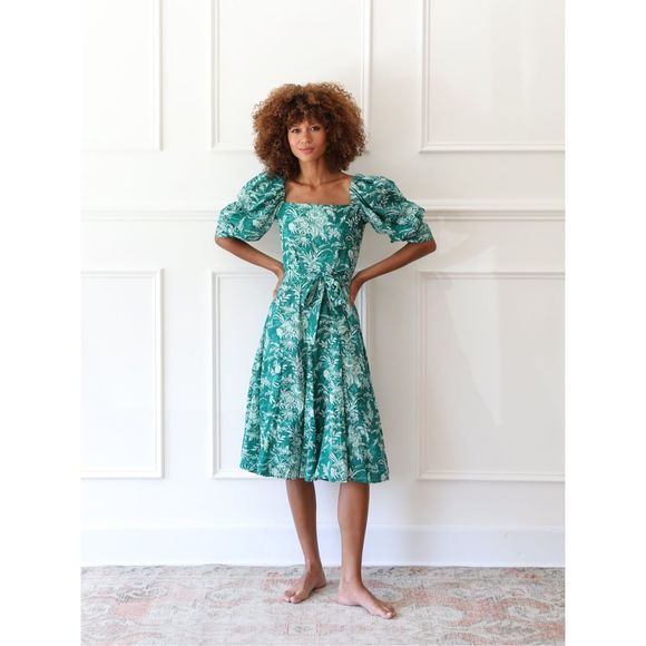 MILLE Penelope Dress in Jade Paradise - Picture 1 of 8